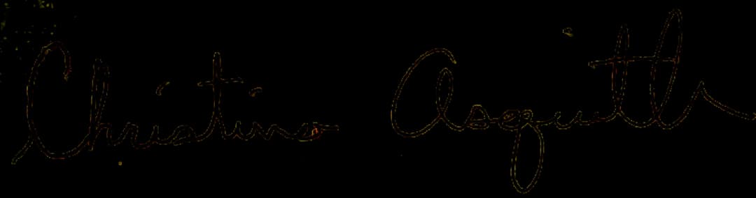 Firma de Christina